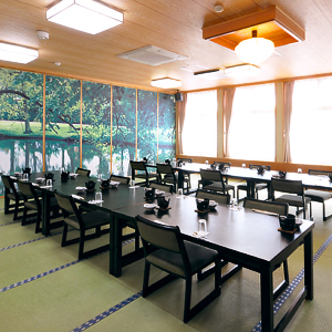 充実設備と広々宴会場